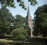 119363 Gezicht op de Geertekerk (Geertekerkhof) te Utrecht.